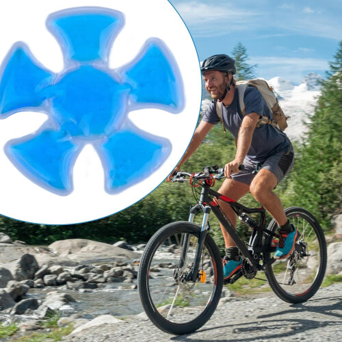 Hut Ice Pack, Helmet Cooling Insert, Reusable Sun Hat Cooling Pad for Camping, Climbing 1