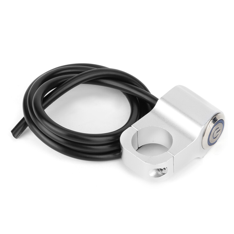 Atv Handlebar Switch Plug N Play 12V Weatherproof Toggle Switch W/ Led Indicator 4 Scooter Motorcycle Utv, Universal Fit 7/8" Handlebars Featuring 9139052900721
