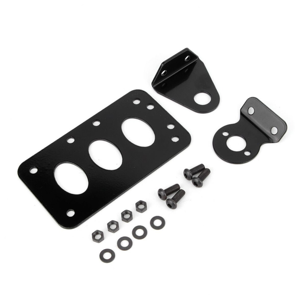 Durable Motorcycle License Plate Bracket Featuring Strong Fixation Function & 4 Sportster Bobber Custom Bikes, Versatile Mounting Design In Metal W/ 9139052900592
