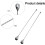 Efficient Bartending Tools 2 Pcs Stainless Steel Mixing Spoons for Quick Drink Preparation (40 cm) 4