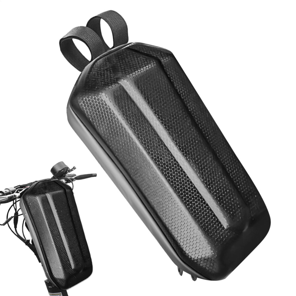 Scooter Storage Hard Shell Handlebar Bag, Waterproof, Shock Absorption For Phone, Wallet, Keys 9412369589934