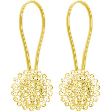 Fermatende glamour, design a molla con telaio in lega di alluminio, pietre in resina lucide per un'eleganza scintillante, 2 pezzi che valorizzano la