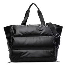 Yoga Mat Bag, Women's Sports Tote, Large Travel Shoulder Bag Black