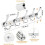 Appendiabiti multifunzione dal design moderno per cucina e bagno (set da 2 pezzi) 6