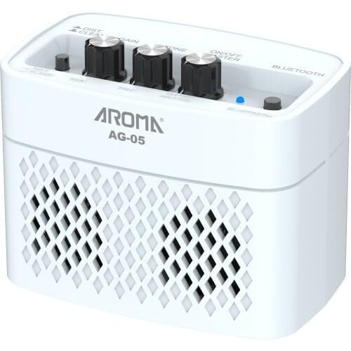 Aroma E05 Mini Bluetooth Electric Amp White 1