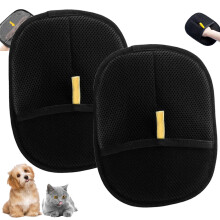 Petlova Sweep Glove, Pet Hair Removal Glove, Reusable Grooming Glove (2Pack)