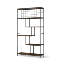 Estante alta 6 níveis 100 x 30 x 180 cm com estabilização antitipla e estilo
