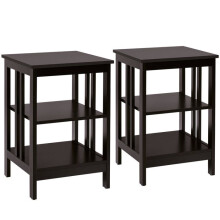 Mesas de cabeceira - HELLOSHOP26 - Moderna - 2 peças - 40 x 40 x 61 cm - Multifuncionais