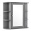 Armadio muro bagno 65 x 17 x 64 cm con specchio e 6 1
