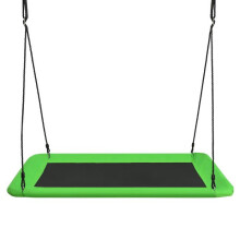 Columpio de plataforma - HELLOSHOP26 - 150 x 80 cm - Peso 315 kg - Altura ajustable - Interior/exterior