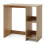 Bureau d'ordinateur compact 80 x 40 x 74 cm avec espace de rangement stable moderne 1