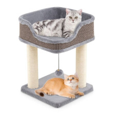 Kattentoren 3-in-1 - HELLOSHOP26 - Compact - Modern design - Ergonomisch - 38 x 38,5 x 51 cm
