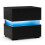 Conjunto de 2 mesas de cabeceira 45 x 35 x 45 cm com luz LED 1