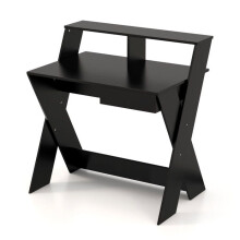 Computerbureau met opbergruimte en beeldschermsteun 90 x 61 x 94 cm ergonomische zithouding