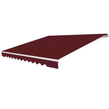 Store banne rétractable - HELLOSHOP26 - 3,6 x 3 m - Angle réglable 5-35 - Aluminium - Protection anti-UV