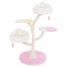 Árvore para gato - HELLOSHOP26 - Multicamadas - 123 x 59 x 25 cm - Seguro - 2 poleiros confortáveis