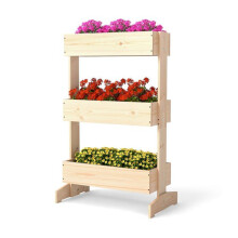 Giardino verticale 3 livelli 69 x 39 x 109 cm ideale per ortaggi e fiori