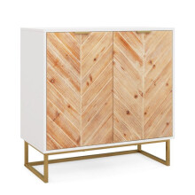 Buffet mit Stauraum 80 x 40 x 80 cm große Aufbewahrungskapazität zeitloses Design