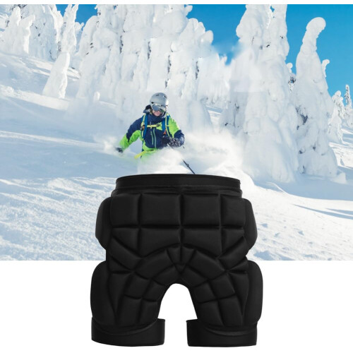 Protective padded shorts, 3D protection for hips, buttocks, tailbone, skiing, skating, snowboarding. 2