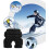 Protective padded shorts, 3D protection for hips, buttocks, tailbone, skiing, skating, snowboarding. 4