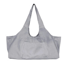 Yogamatte bag Multicolored, breathable, oversized yoga mat bag made of sailcloth, carry bag with side pocket, fitness clothing travel bag(Grey)