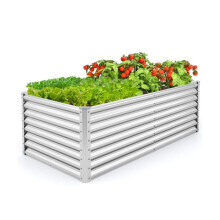 Jardinière - HELLOSHOP26 - Lit de jardin surélevé - Métal - 180 x 95 x 60 cm - Grande capacité