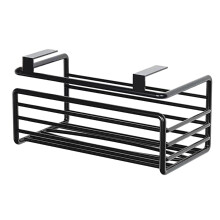 Paper Towel Holder for Worktop, No Drilling, Under the Cabinet, Black