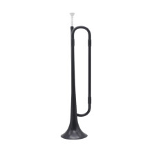BB trumpet for orchestral performances, portable musical instrument, black