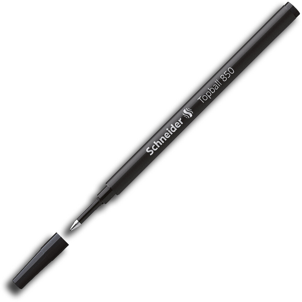 Schneider Writing Instruments Topball 850 Rollerball Refill Euro Format 0.5 Mm (1 Refill, ) Black 9426802063660