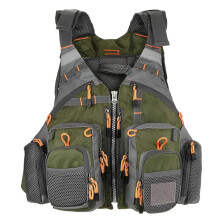 Swim Jacket Life Jacket for Fishing, Vest with Pockets, Adjustable for Men and Women