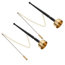 Brass Yinqing Temple Buddhist Meditation Decor Instrument Pack of 2