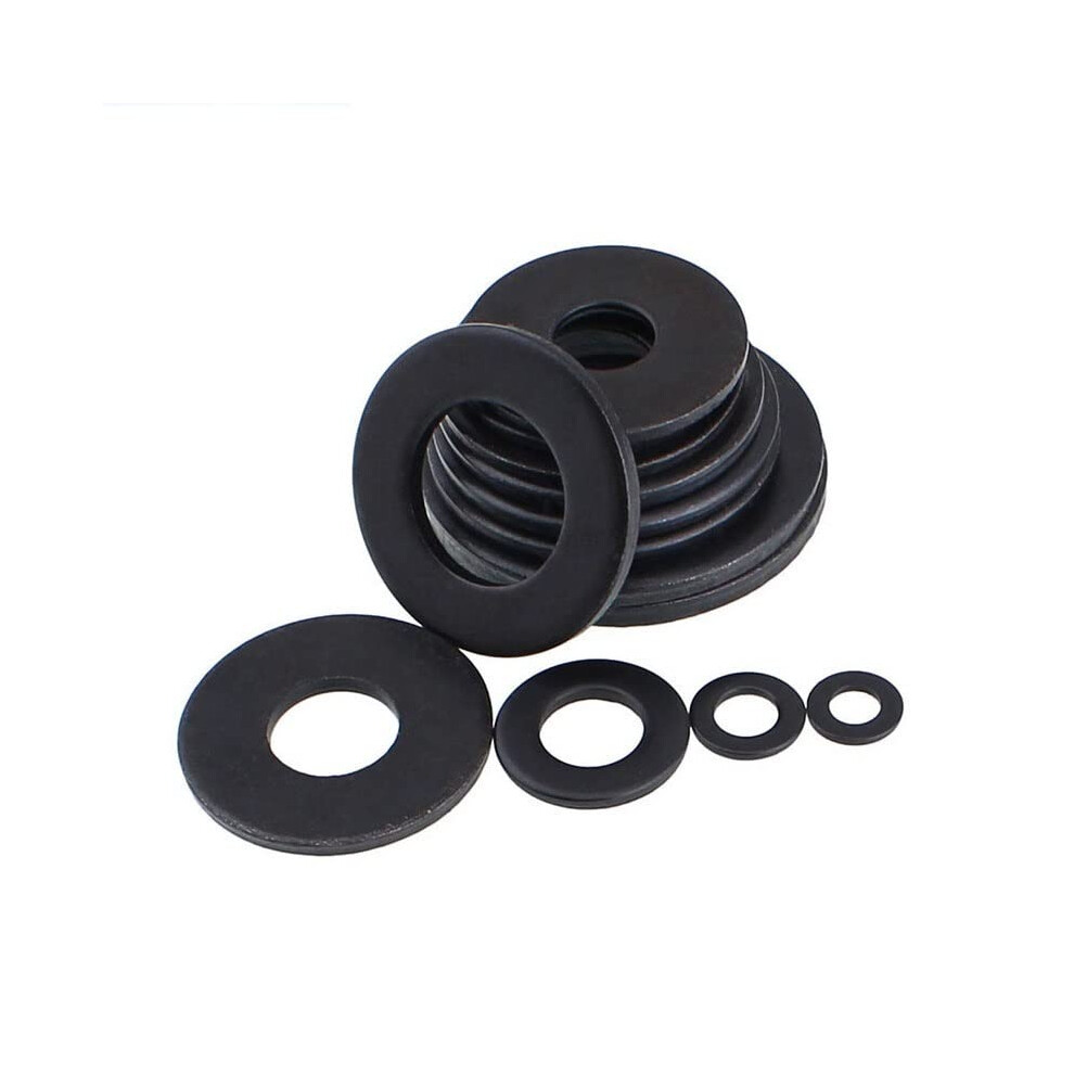 M2 M2.5 M3 M4 M5 M6 M8 M10 M12 M14 M16 M20 M22 M24 Gb97 Din125 Black Grade 8.8 Flat Washer 9365049563635
