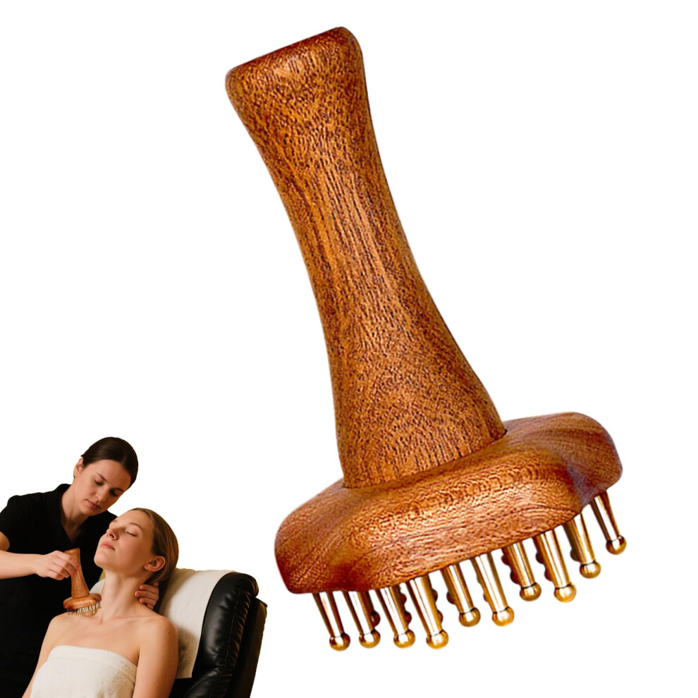 Massage Brush  Meridian Massage Brush  Ergonomic Scrub Comb  Body Massage Tool