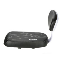 1 x Bicycle Seat with Backrest Soft Back Seat for Electric Bicycles, Thick Design for Comfort and Durability.