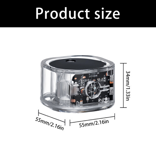 Durable PC Materials Coffee Bean Sprayer-CrystalClear Color 2