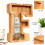 Creative Wooden Savings Container for Kids Customizable Coin Box 6