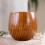 Pack de 2 gobelets en bois naturel conviviaux en forme de-B 7