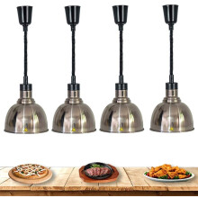 Commercial heat lamp food warmer, lightweight to keep food fresh, ideal for buffets