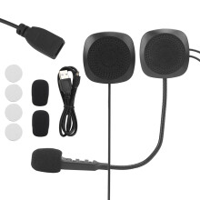 Bluetooth sluchátka do motocyklové helmy se stereo zvukovým systémem, vodotěsná handsfree komunikace, potlačení hluku, HiFi výstup,