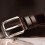 Leather Loop Keeper, 4 Pieces Leather Belt Loop Keepers Loop Bands Replacement for 1.3 Inch Wide Belts/Bands, Black/Coffee Color 4