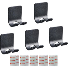 Accessoire de salle de bain élégant : porte-rasoir aux coins arrondis, en aluminium spatial pour une durabilité accrue, résistant à la