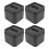 Stable Support Bed Lifts Rubber Furniture Riser Blocks Anti Vibration Non Slip Design Stackable For Multiple Uses Multi Function Bed And Sofa Riser Se 2
