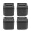 Stable Support Bed Lifts Rubber Furniture Riser Blocks Anti Vibration Non Slip Design Stackable For Multiple Uses Multi Function Bed And Sofa Riser Se 3