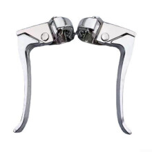 Slim, ultralight aluminum bicycle brakes improve control without adding excessive weight.