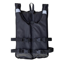 Kayak Vest for Adults, Adjustable, High Buoyancy for Water Sports (Black)