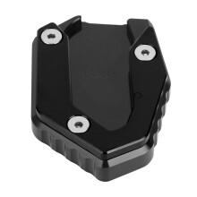 Piastra di estensione del cavalletto laterale per moto, cuscinetto antiscivolo, facile installazione, 4 Kawasaki Z650 Z900, costruzione in alluminio