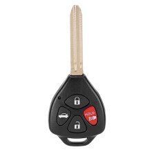 Télécommande pour certains modèles Toyota, télécommande d'entrée sans clé avec puce 67 et conception pliable durable, matériaux d'ingénierie