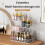 4 Layer Metal Cosmetic Organizers Desktop Storage Shelf-White 6
