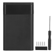 Selbstbau-Powerbank-Box für Flachkopfbatterien, intelligentes Ladegerät mit LCD-Display und zwei USB-Ausgängen, wiederaufladbares Gehäuse