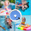 Swimming Arm Floaties  Adjustable Swimming Belt Arm Floaties for Beginners, Blue 3